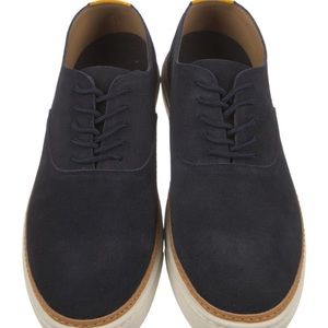 Junya Watanabe Comme des Garcons Man Navy Suede Sneakers 7M new Rare